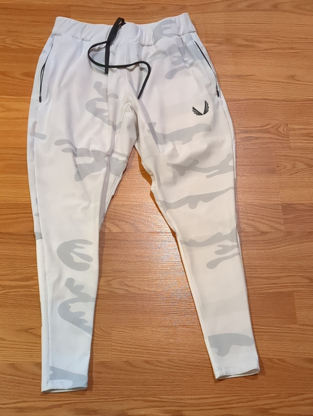 ASRV Tetra-Lite White Camo Athletic Training Joggers